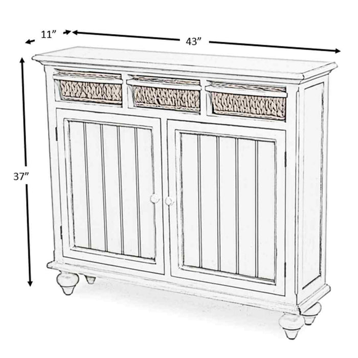 Monaco Entry Cabinets with Baskets