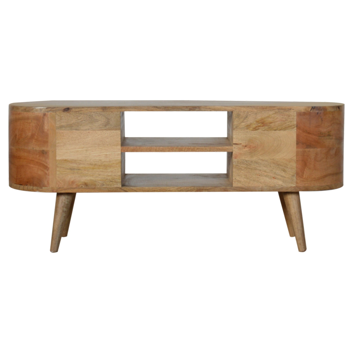 Rounded Entertainment Unit — Noble Home Office